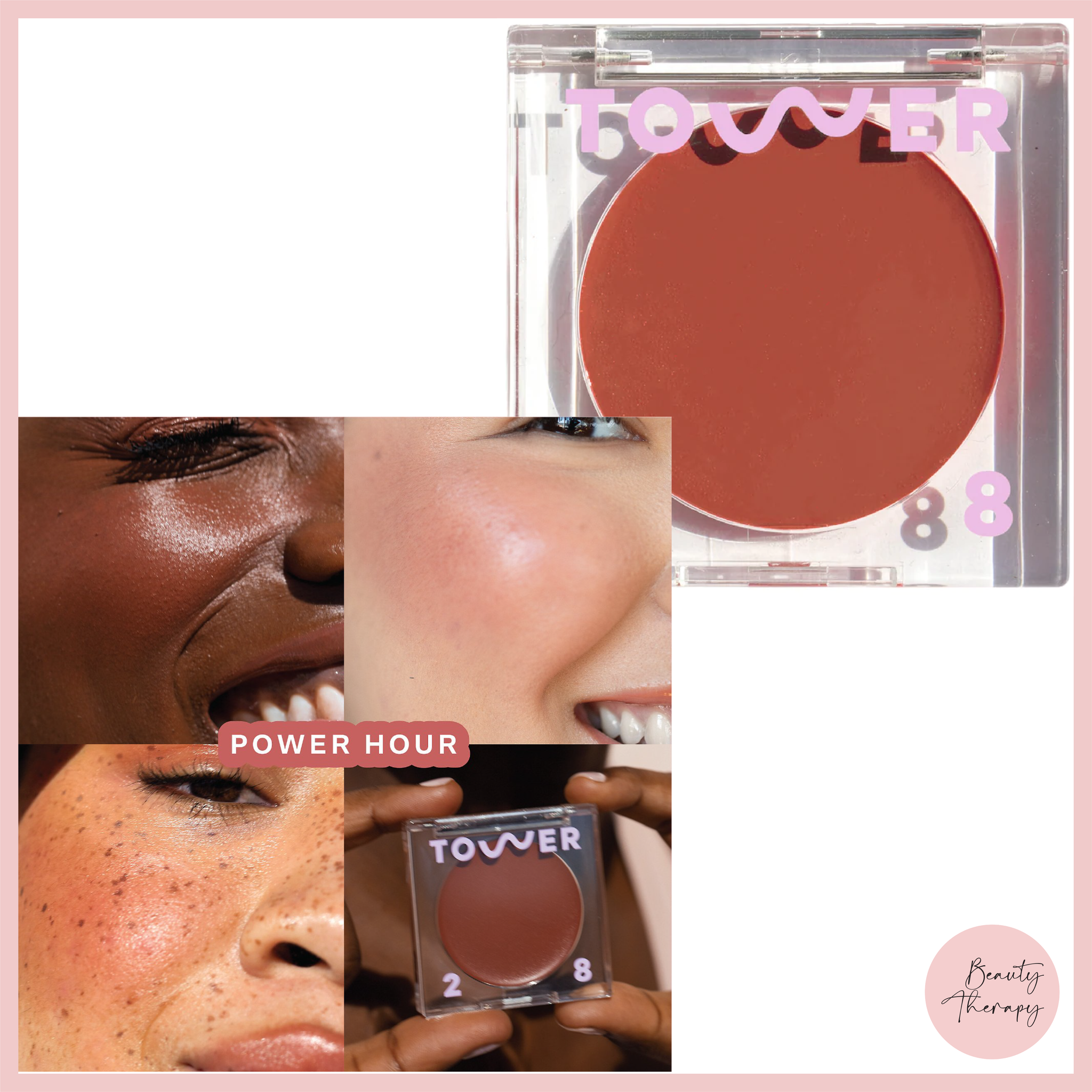 Tower 28 Beauty BeachPlease Lip + Cheek Cream Blush 4.5g_4