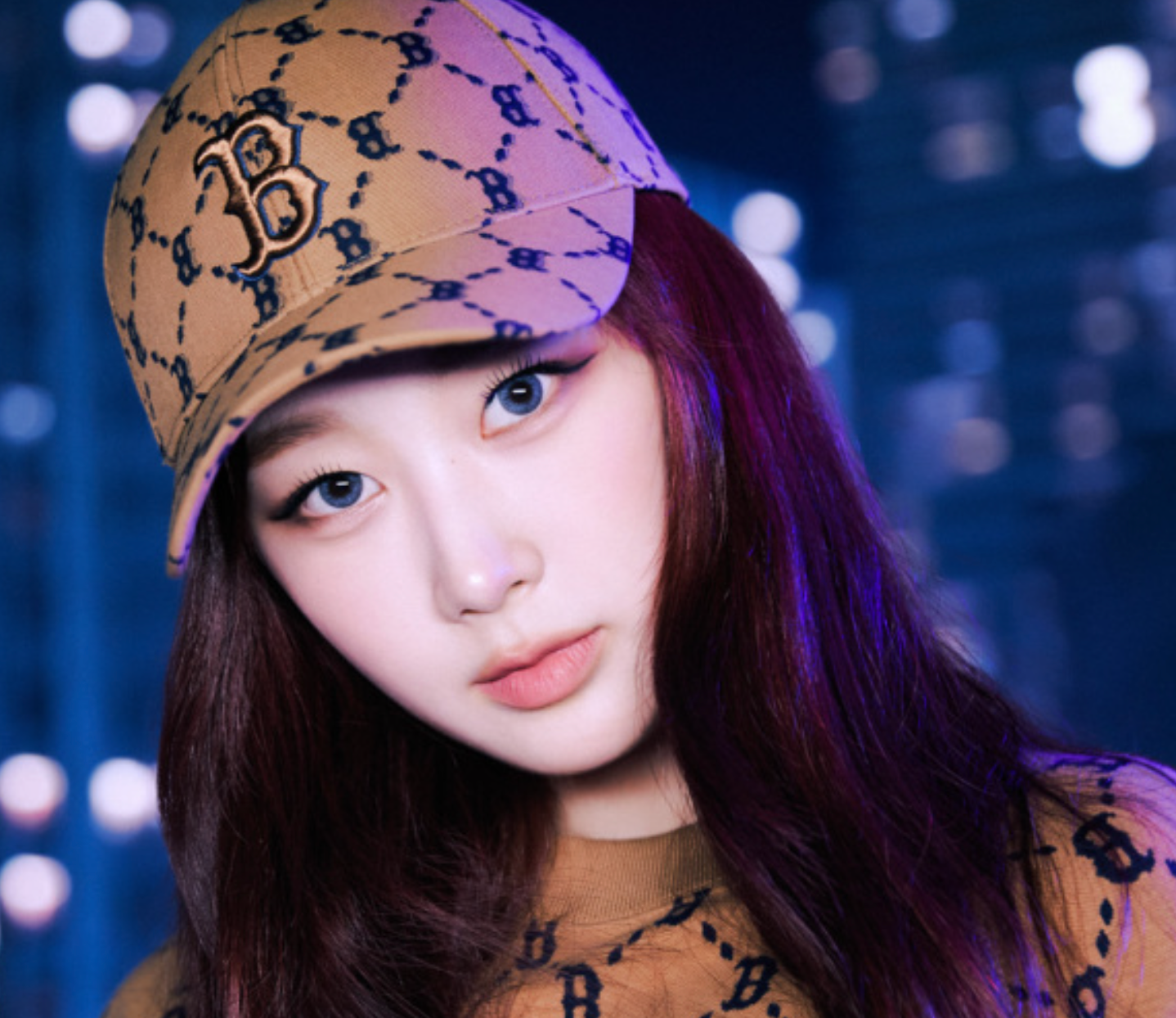 Monogram Diamond Structure Ball Cap Boston - CC26_1