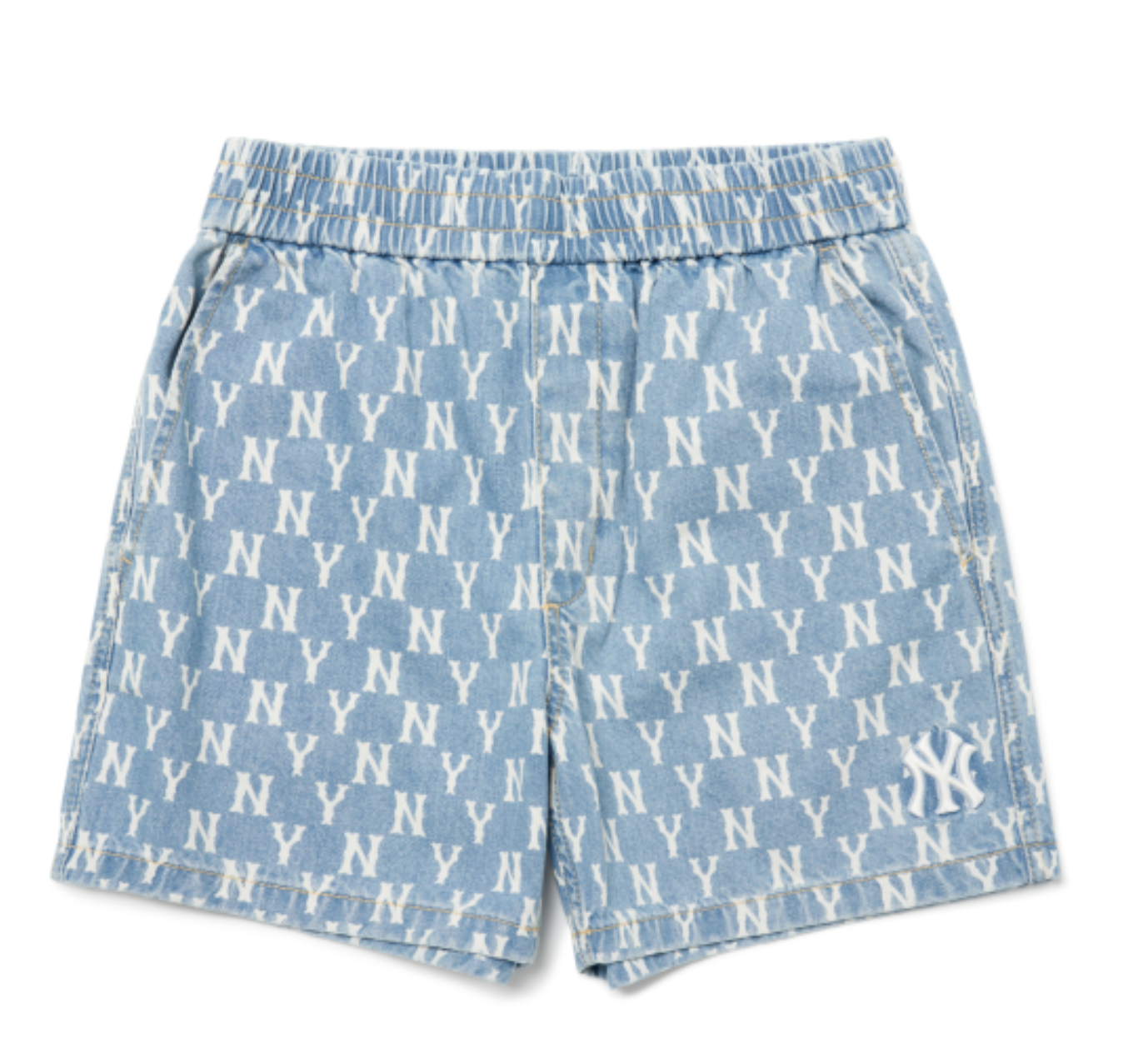 Uni Classic Monogram Denim Shorts - C34_0