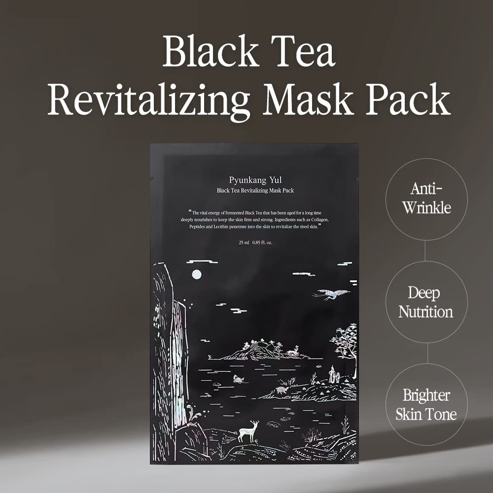 Pyunkang Yul Black Tea Revitalizing Mask Pack 25ml x 10_0