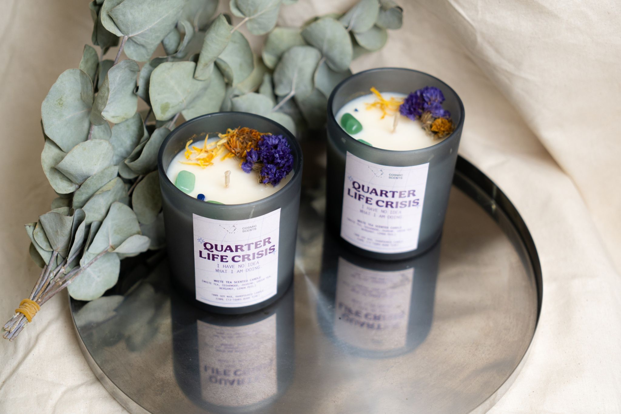 BS1. Quarter Life Crisis - White Tea Scented Candle_0