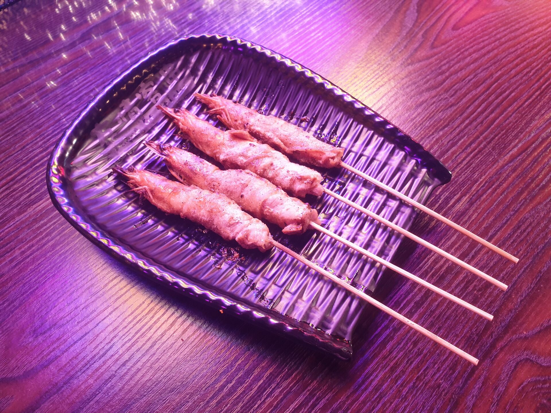 Ocean Prawn Wrapped with Pork Belly BBQ Stick 三层肉包海虾烤串_1