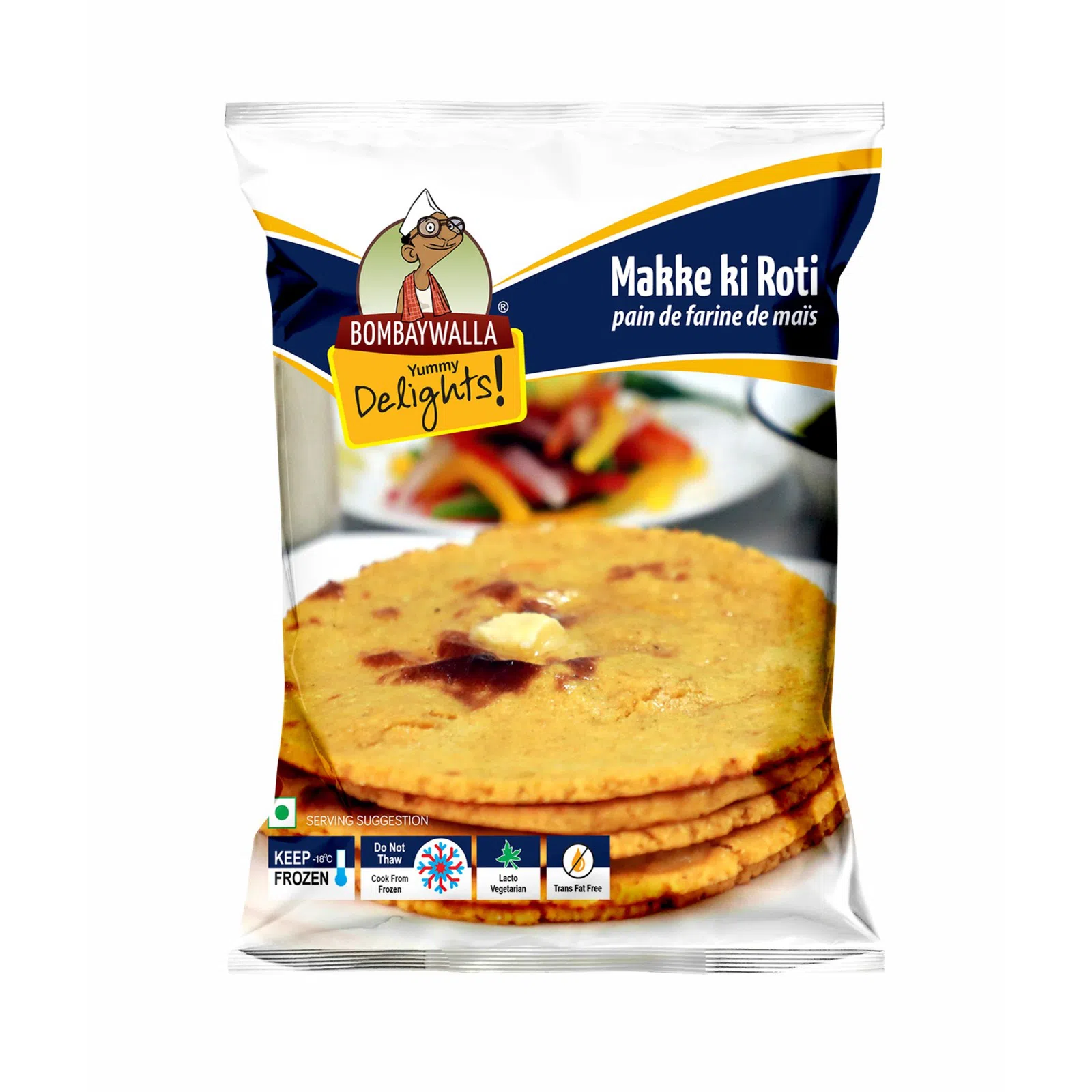 Bombaywalla Makai Roti - 5 PCS_0