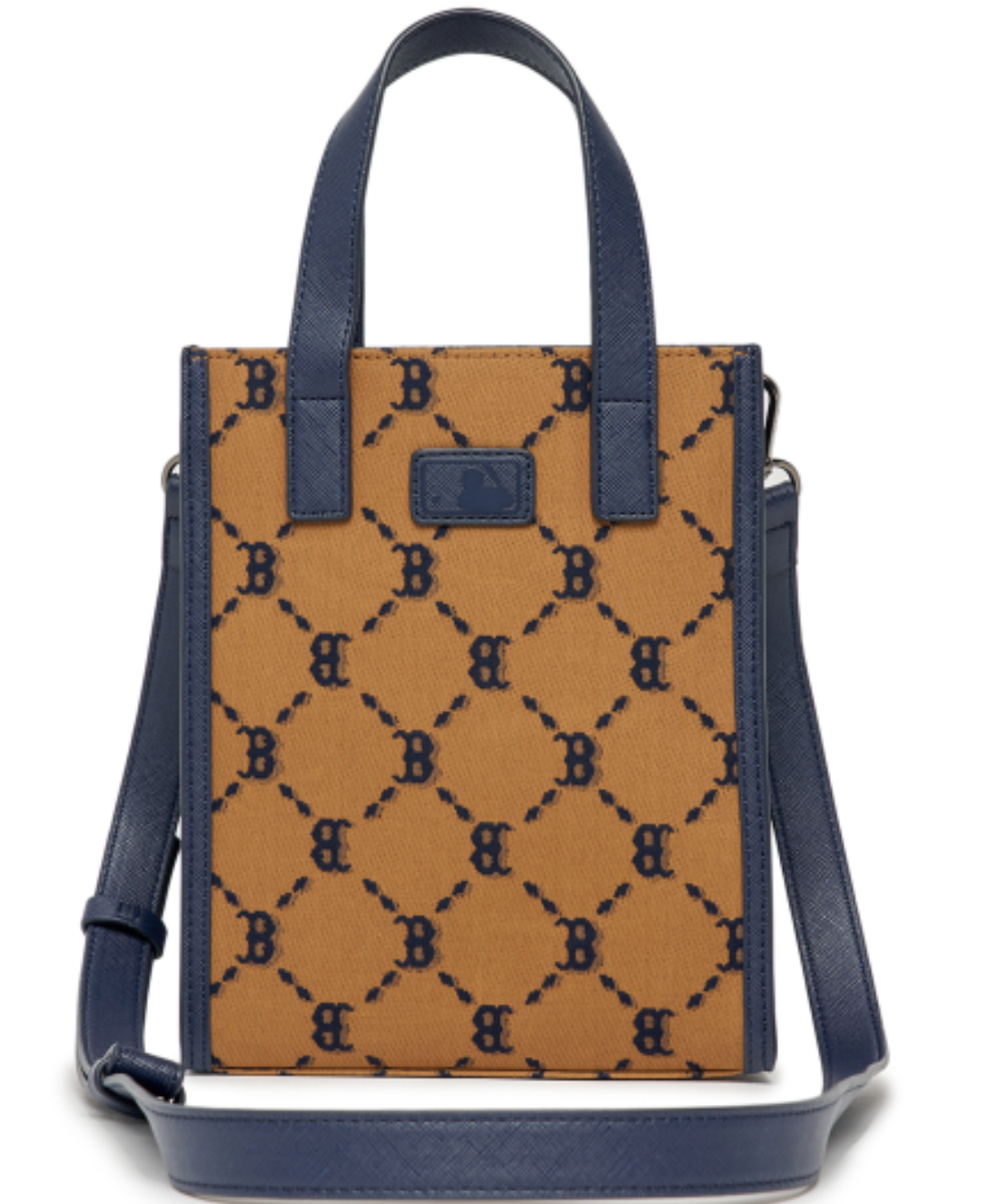 Diamond Monogram Jacquard Small Tote Crossbody Bag - B46_1