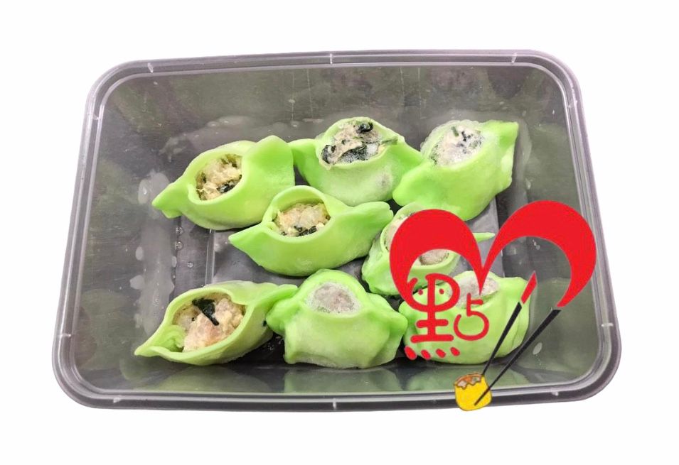 Spinach Seafood Dumplings 菠菜饺_0