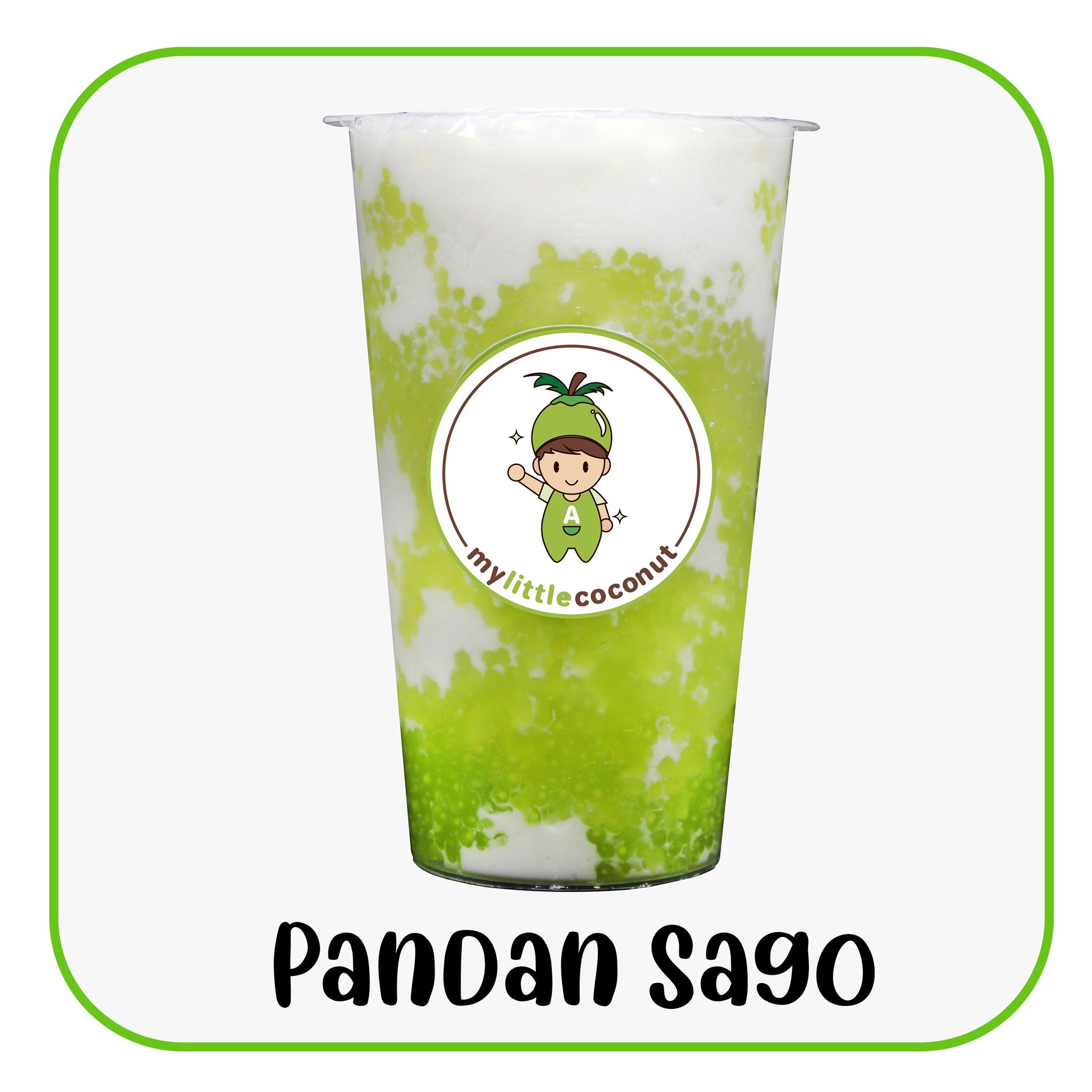 Coconut Milkshake - Pandan Sago_0