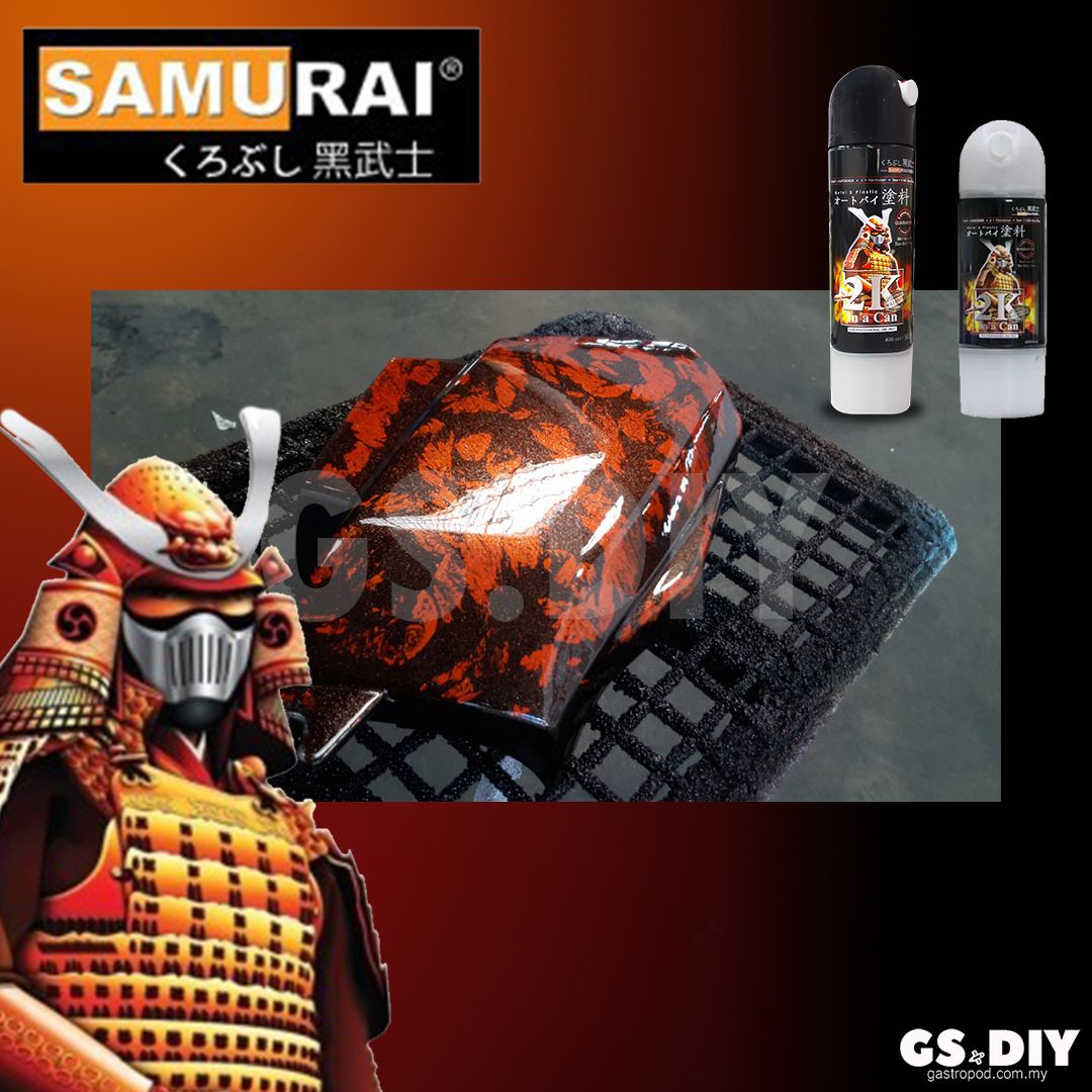 SAMURAI 2K Top Coat Spray Can 2K01p/ 2K07✨ Aerosol Spray Paint, PU Truck Bed Clear Bagi Kilat Dengan Tahan Lama_1
