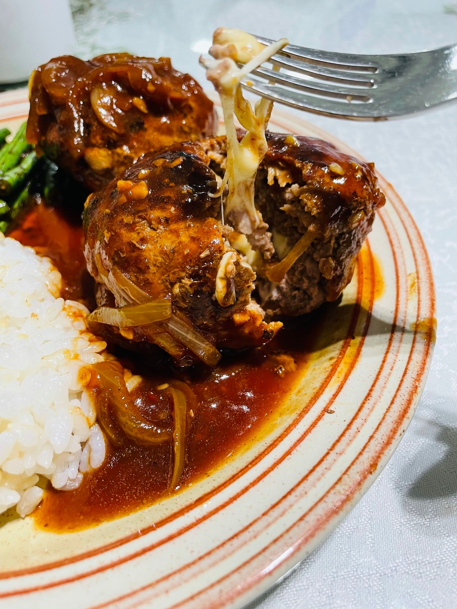 치즈함박스테이크 (Uncooked) Frozen Cheese Hamburger Steaks 4pcs_0