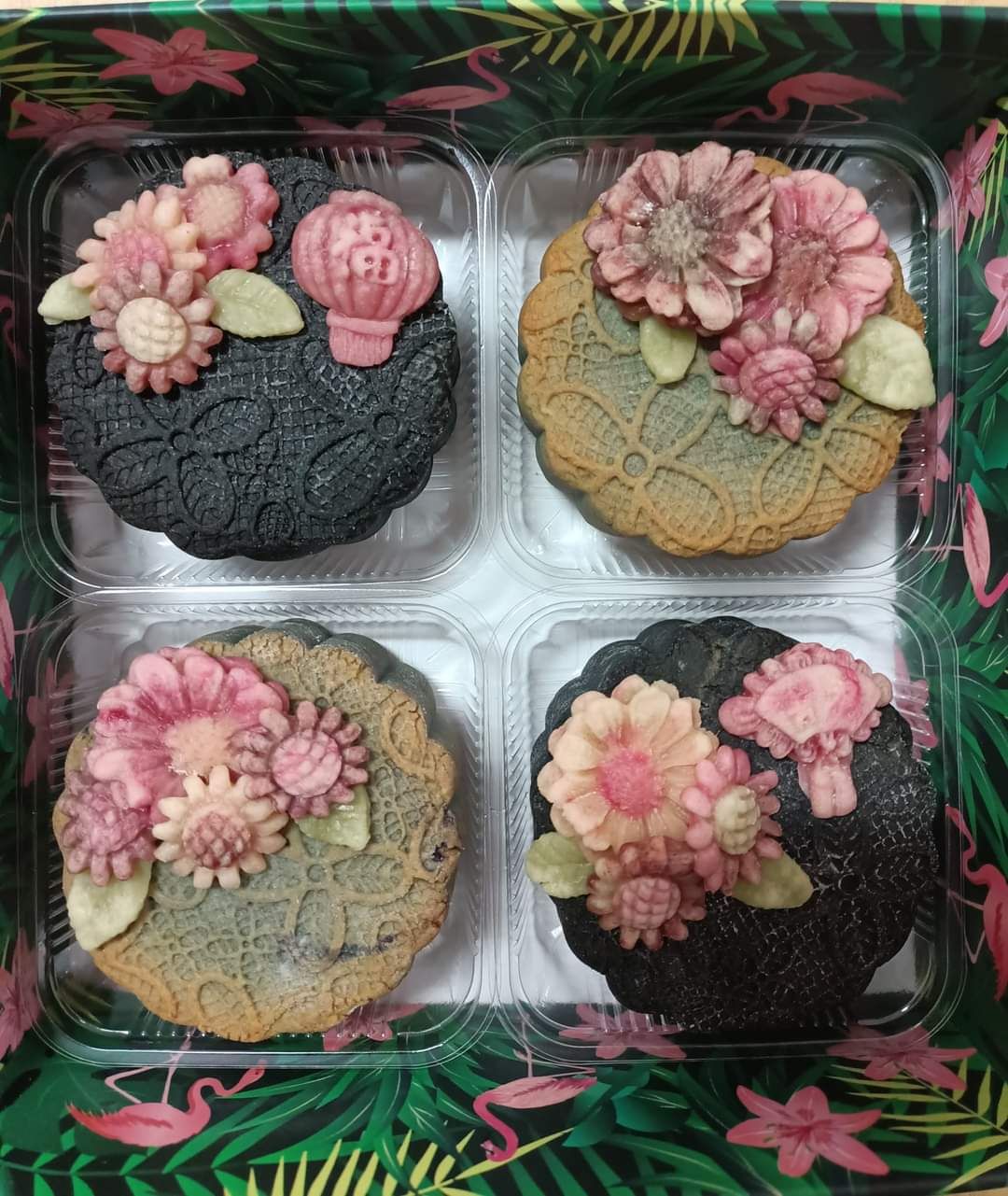 Baked Foral Mooncake _0