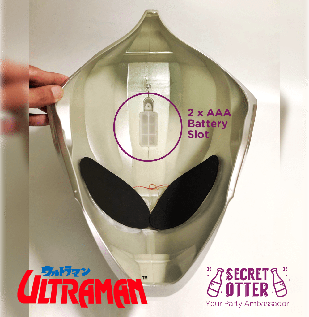 Ultraman full face mask with LED Glowing Eyes!_7