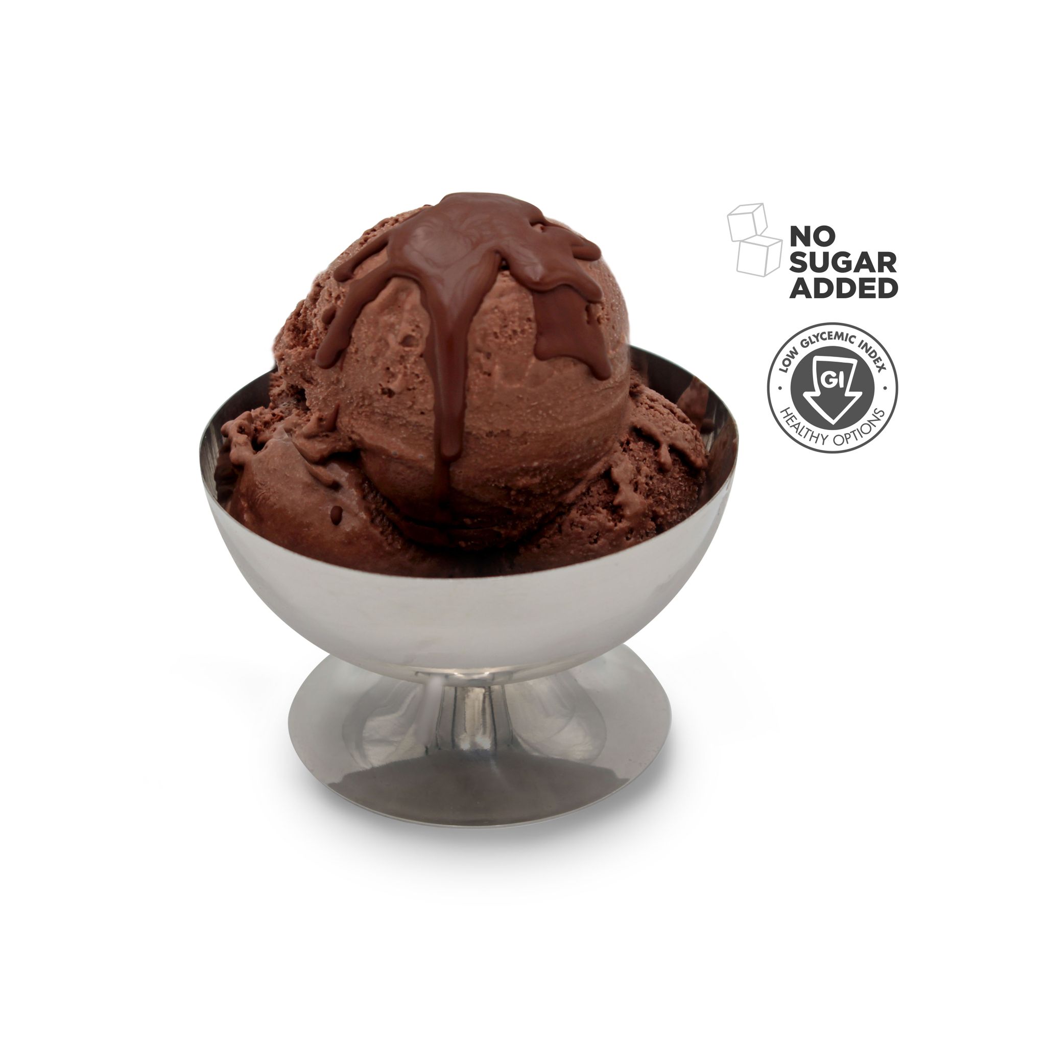No Sugar Added Gelato - Dark Chocolate 475g_0