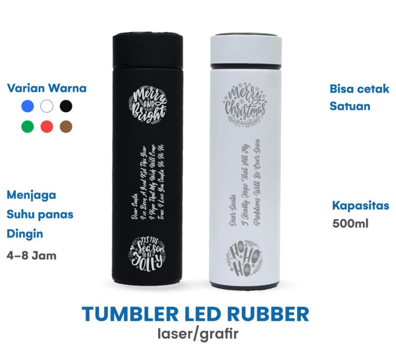 Single Side Engraved Tumbler (Rubber Coated, High Quality)_0