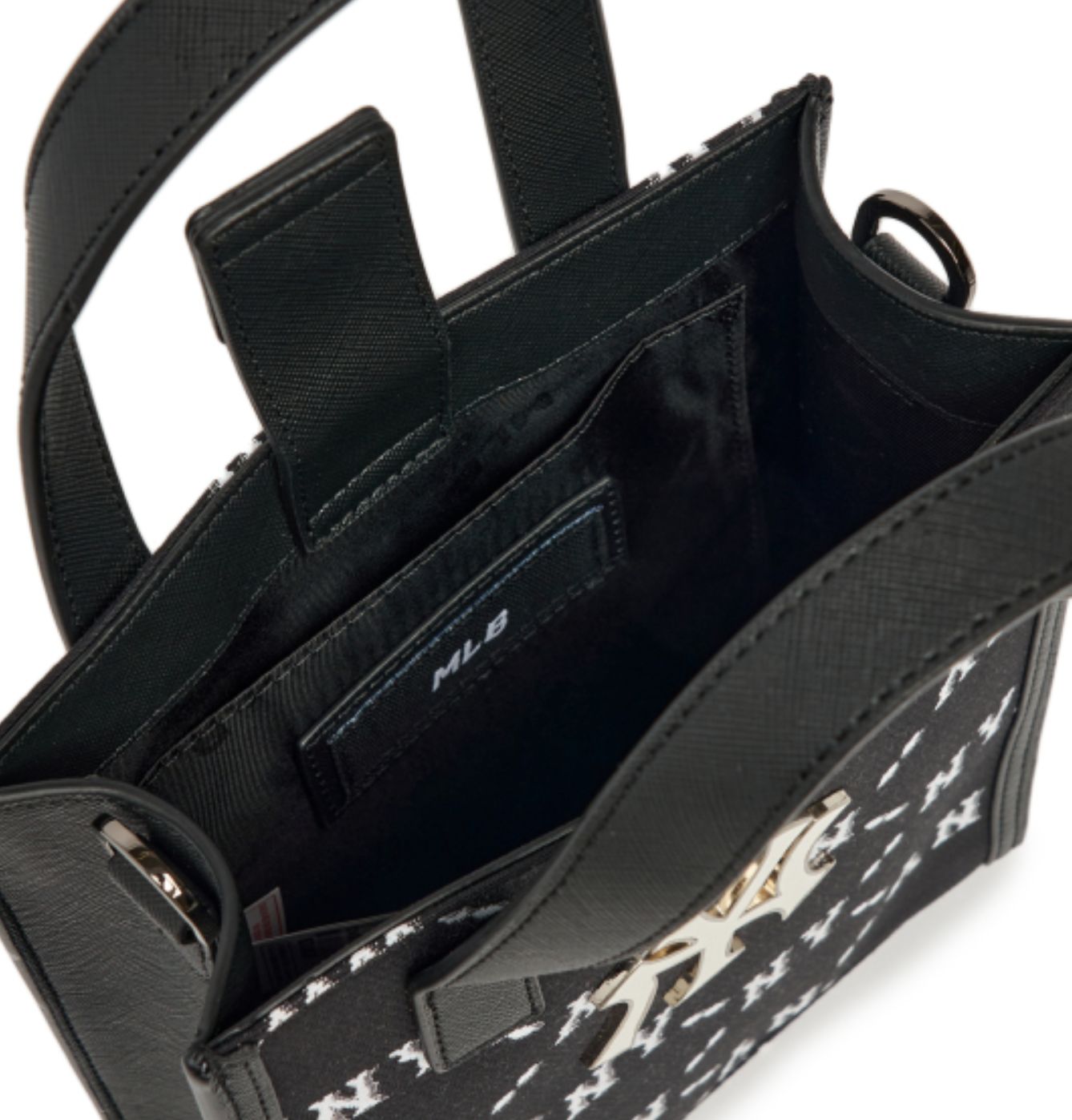Diamond Monogram Jacquard Small Tote Crossbody Bag - B45_4