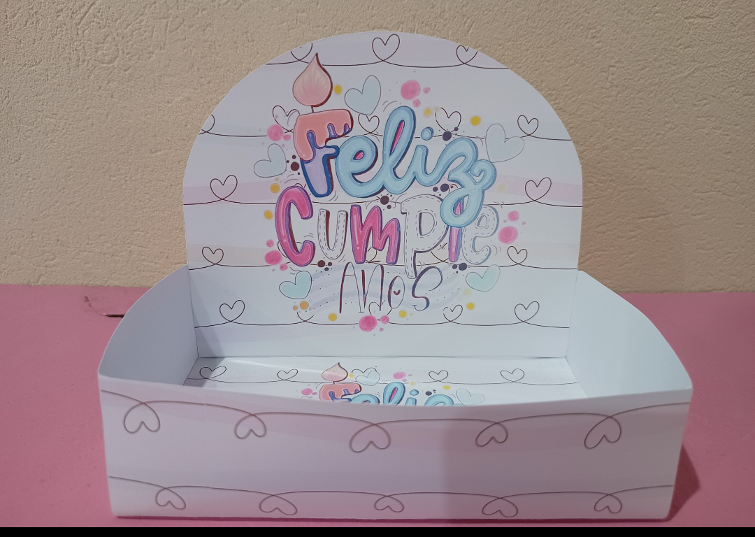Caja bandeja feliz cumpleaños _0