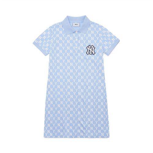 Womans MONOGRAM T-Shirt Dress NEW YORK YANKEES - C30_0