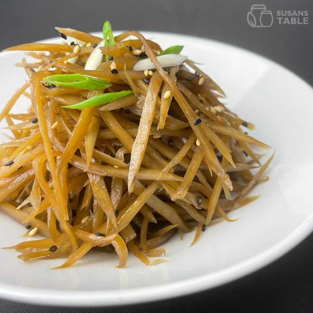 B11. Soy Sauce Braised Burdock Root (우엉조림)_0