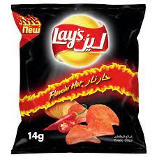 Lay's Chips Flamin Hot 14 Gm 21 Pcs_0