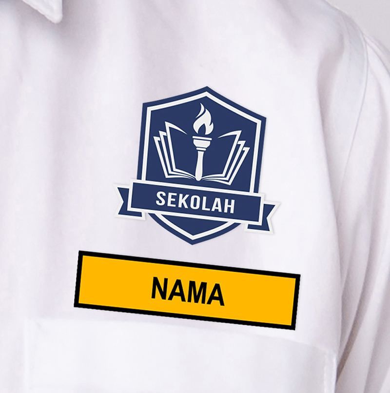 Sticker Nama dan Lencana Sekolah STIREKA_0