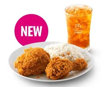 Nasi McD + 2pcs Ayam Goreng McD Regular Meal_0