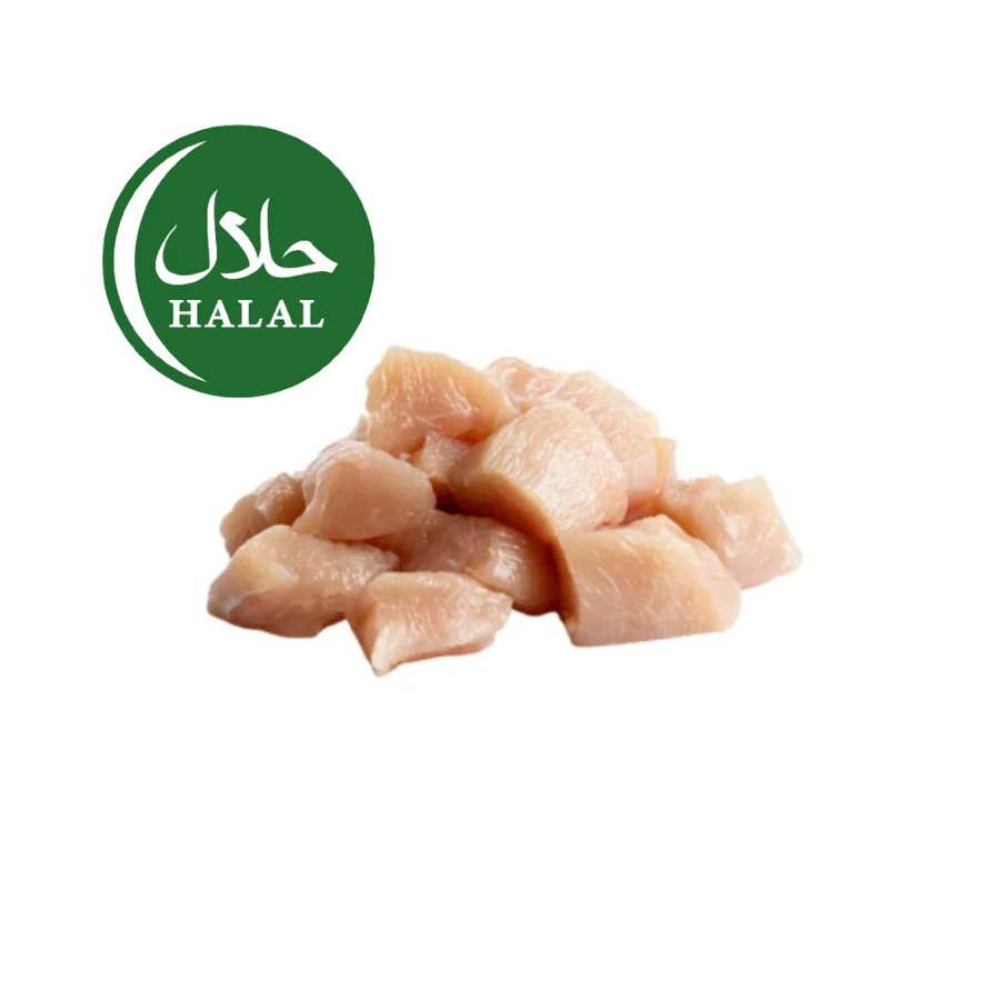 Fresh Chicken Skinless Cubes Boneless - 1 KG_0