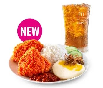 Nasi Lemak McD + 2pcs Ayam Goreng McD Spicy Meal_0