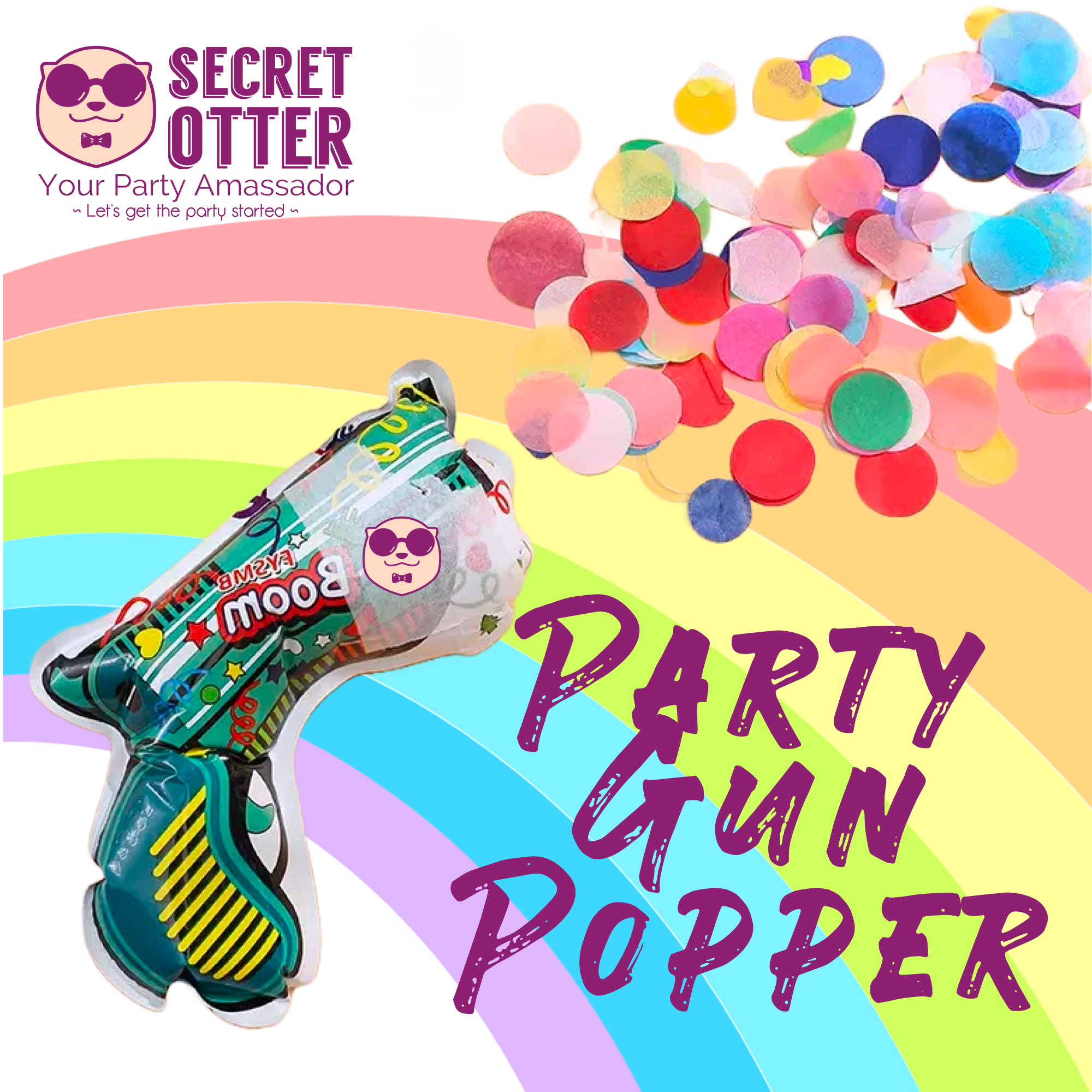 ECO Friendly Party Gun Confetti Popper_0