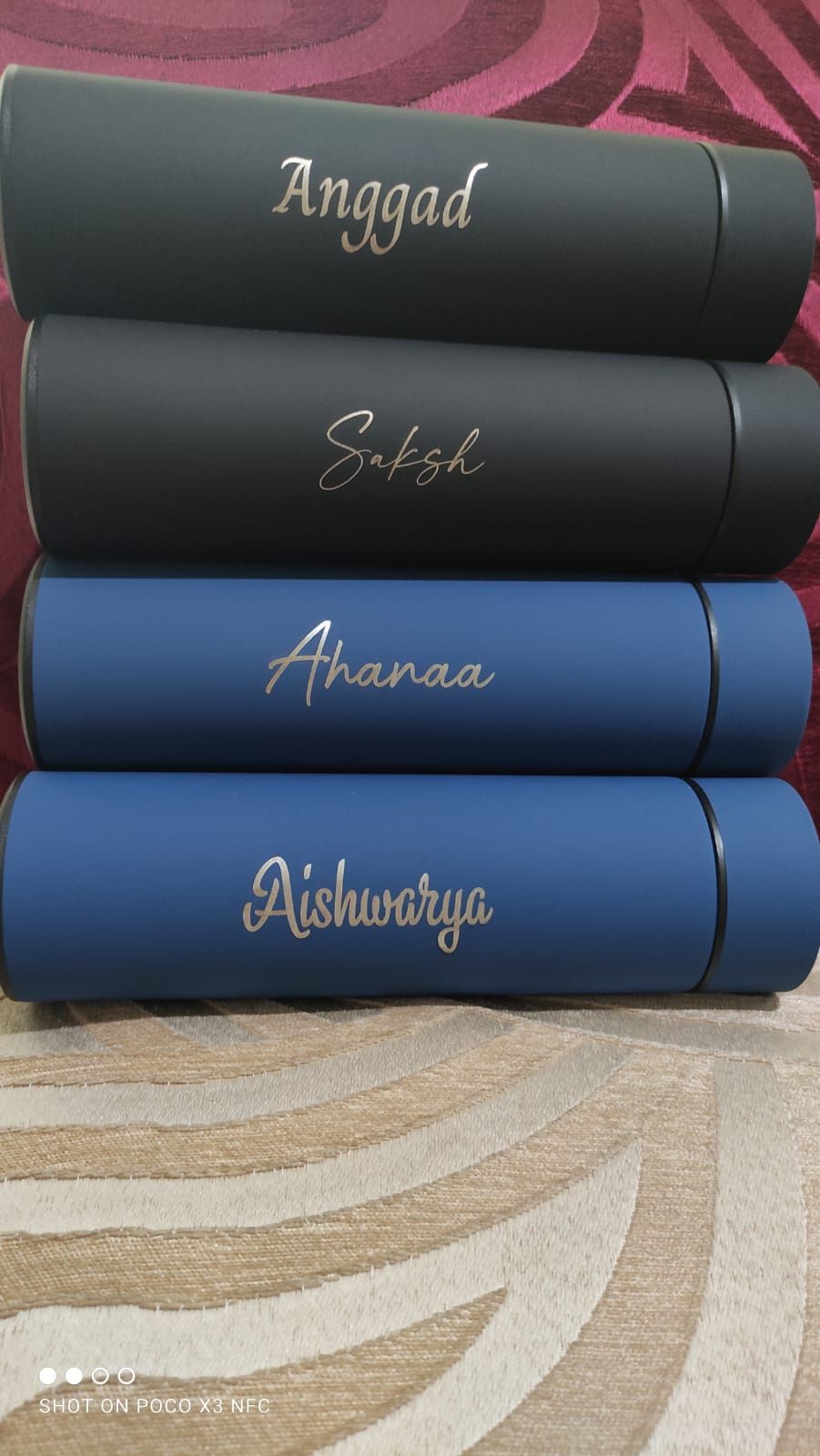 Single Side Engraved Tumbler (Rubber Coated, High Quality)_3
