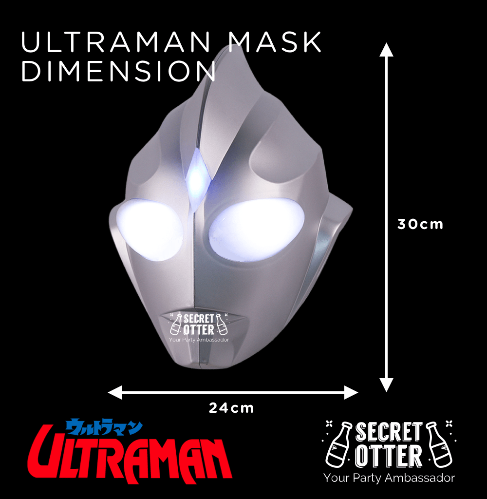 Ultraman full face mask with LED Glowing Eyes!_8