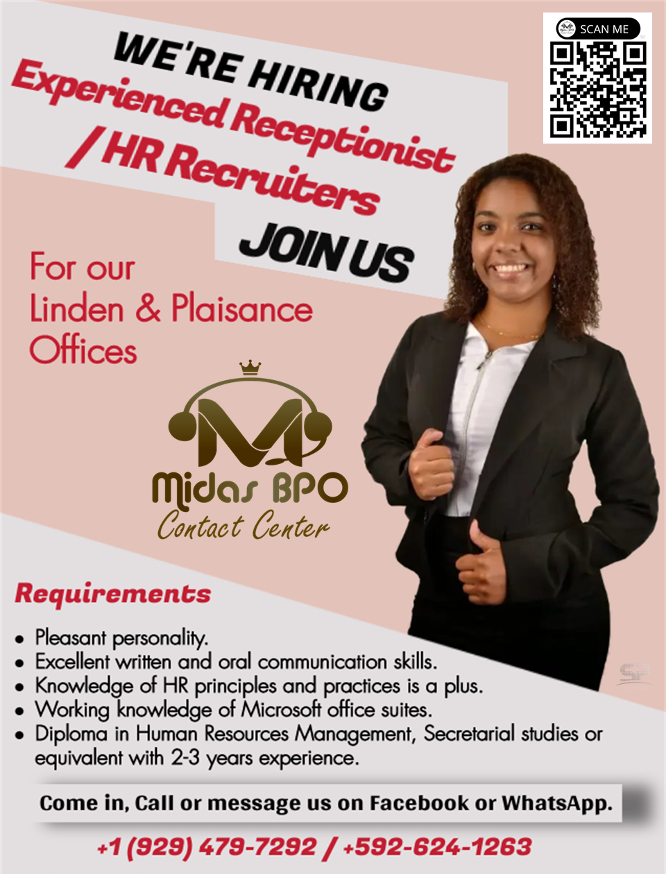 Vacancies for HR Recruiter/Receptionists_0