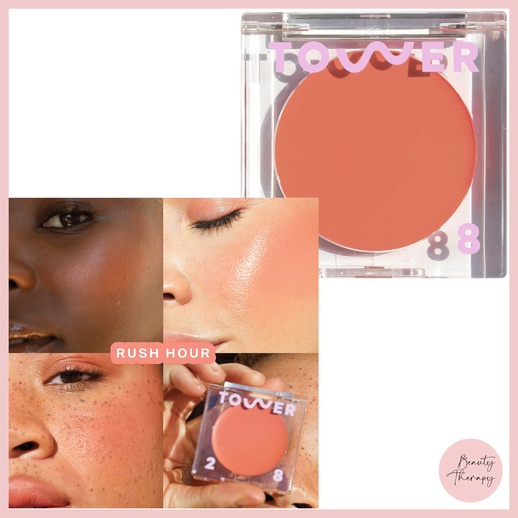 Tower 28 Beauty BeachPlease Lip + Cheek Cream Blush 4.5g_5