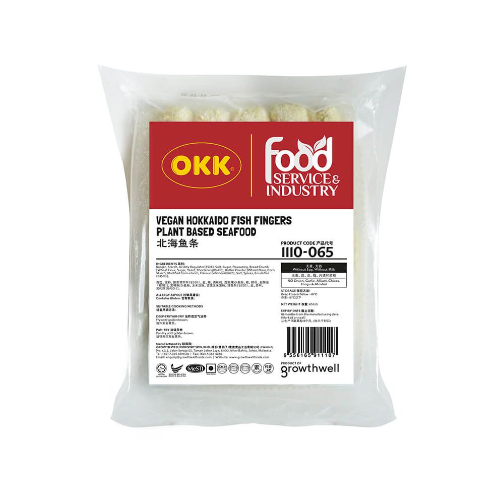 Frozen OKK Fish Fingers Plant Based 650g_0