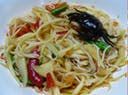 Papaya salad with vermicelli_0