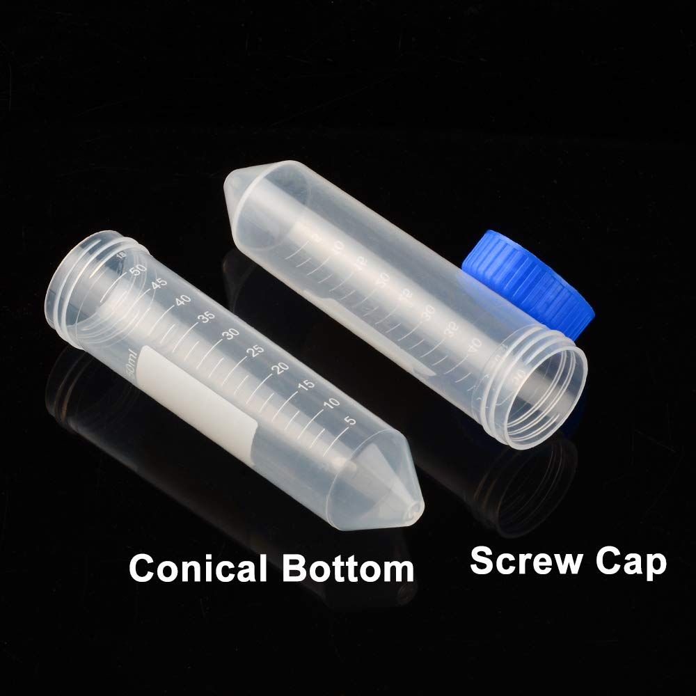 CENTRIFUGE TUBE, 50ML, CONICAL BOTTOM WITH SCREW CAP, STERILE (HP10032) (10 PCS/PACK) _2