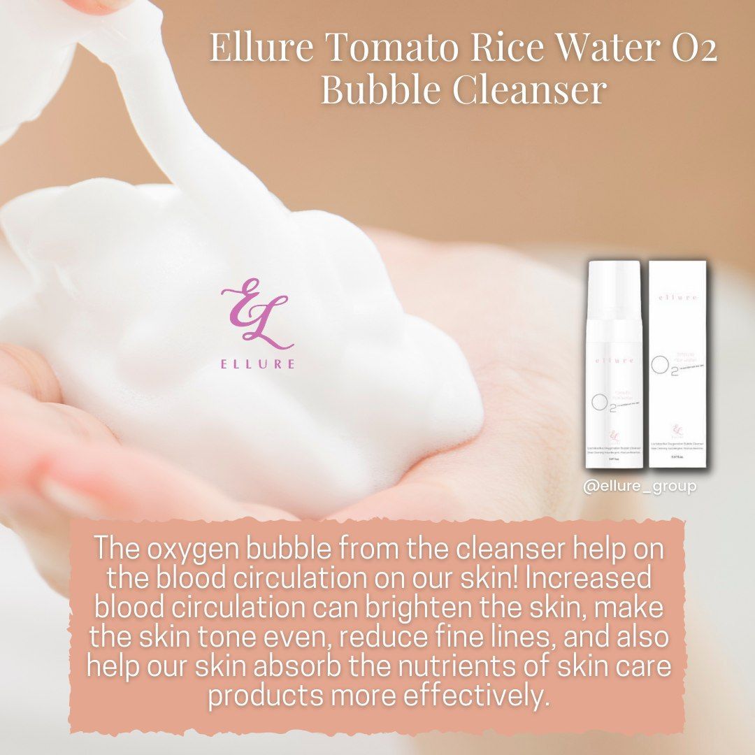 Ellure Tomato Rice Water O₂ Bubble Cleanser _6