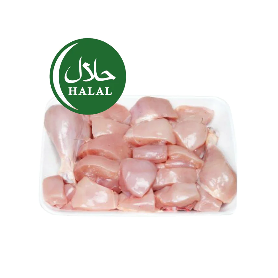 Fresh Skinless Kampong Chicken Cut 12 PCS - 800 GM to 950 GM_0