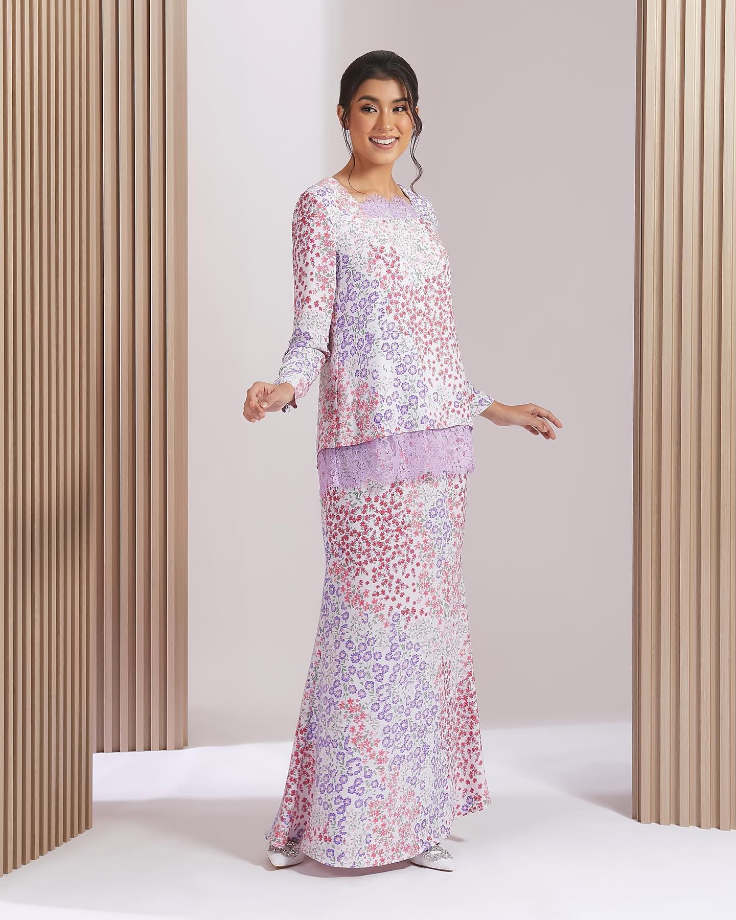 ARABELLA BAJU KURUNG - LAVENDER FOG_0