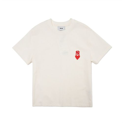 Heart Small Logo T-Shirt NEW YORK YANKEES - C14_0
