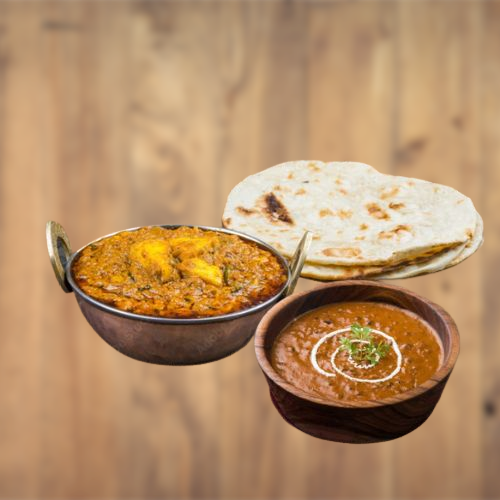 Dal Makhani + Kadai Paneer + 4 Roti_0