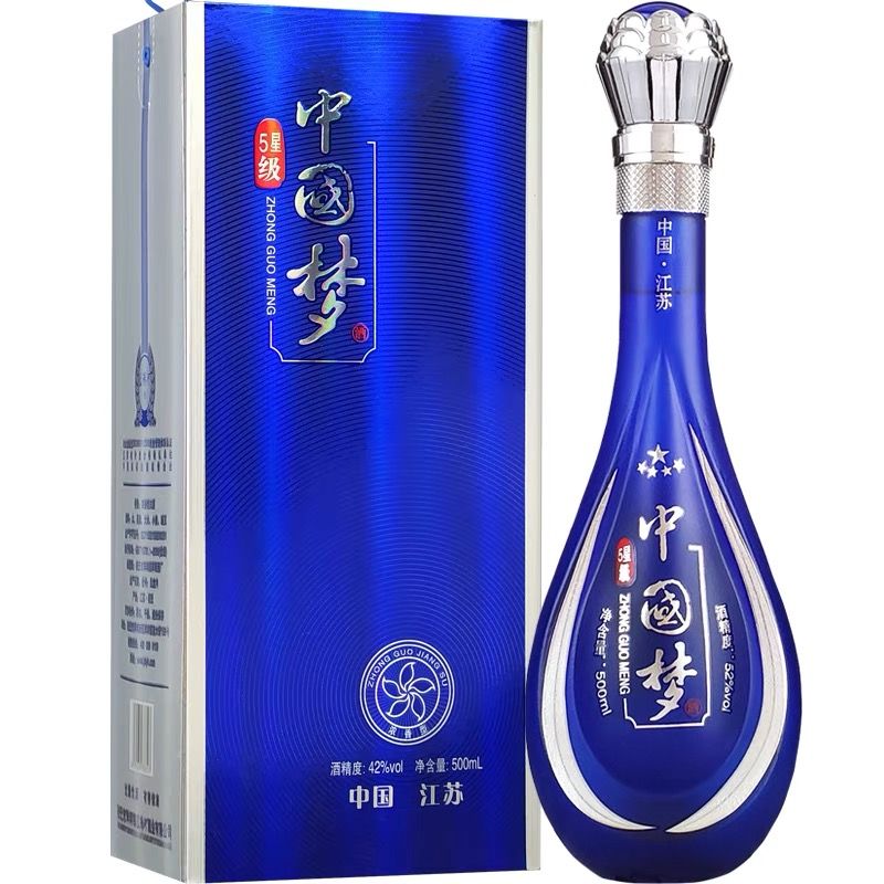 🍶中国梦白酒52度 -$33/500ml_0