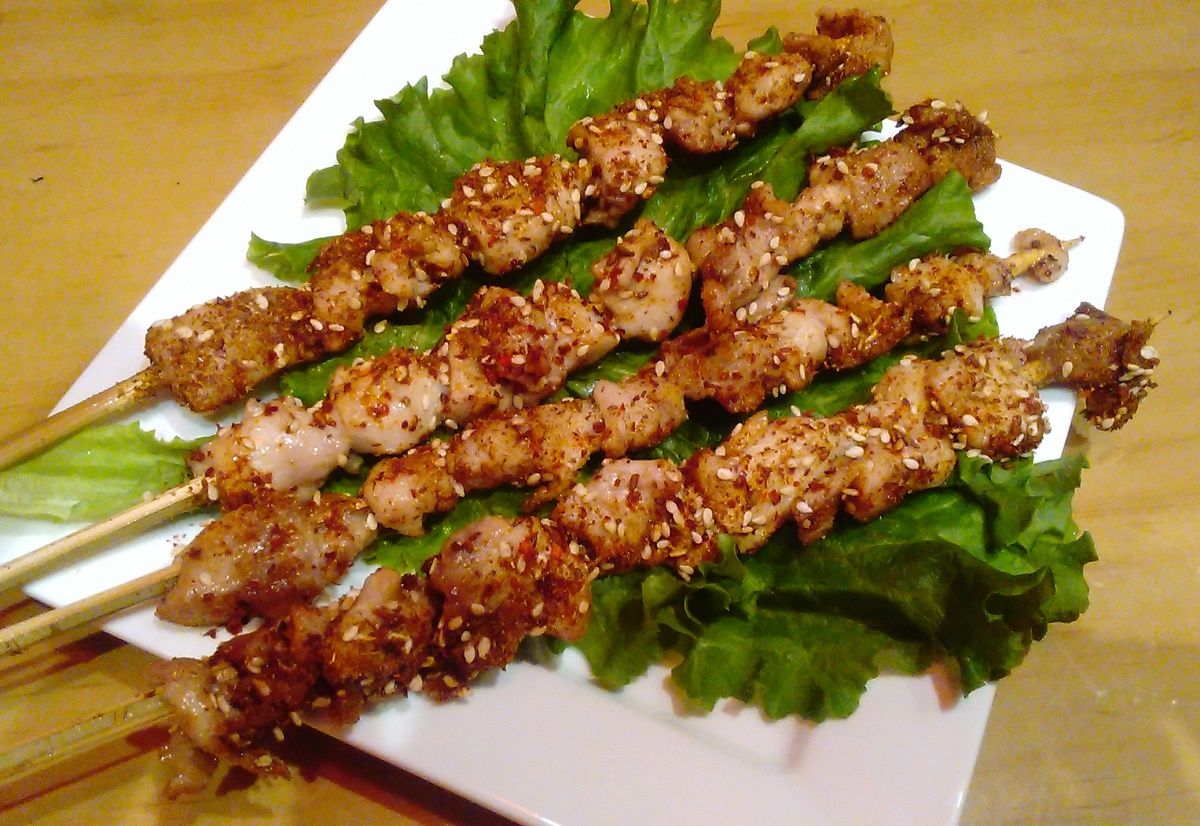 BBQ Chicken Sticks    烤鸡肉串  (4 pcs)_0