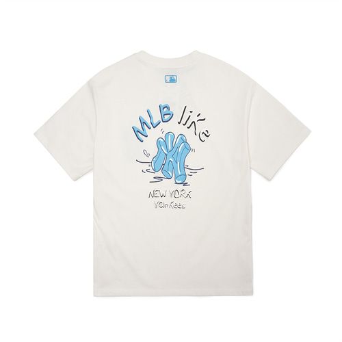LIKE Back Logo Overfit T-Shirt NEW YORK YANKEES - C06_0