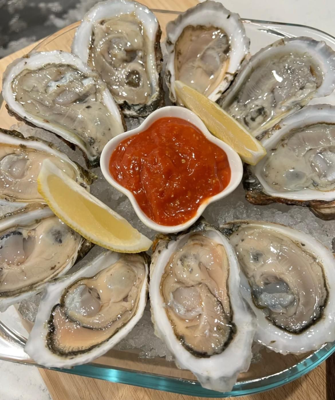 6pcs Live USA Oyster(美国生蚝)_0