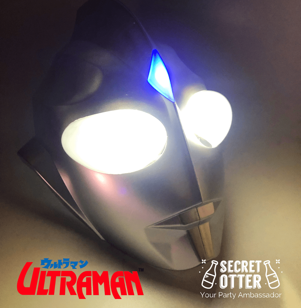 Ultraman full face mask with LED Glowing Eyes!_5