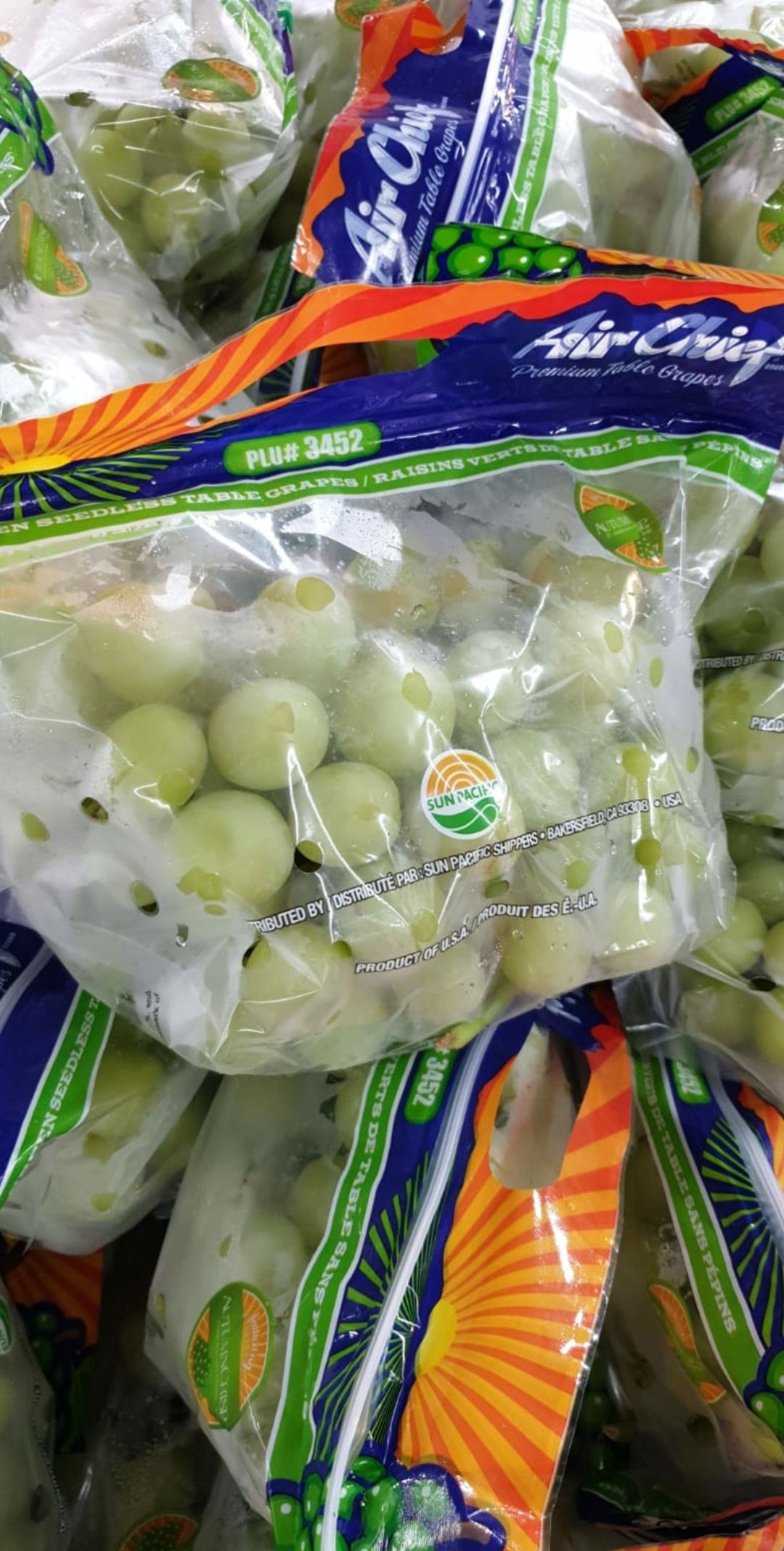 🍀US Crispy Green Grapes 1kg_0