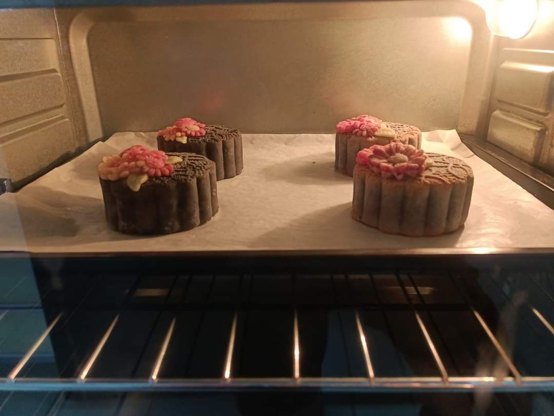 Baked Foral Mooncake _1