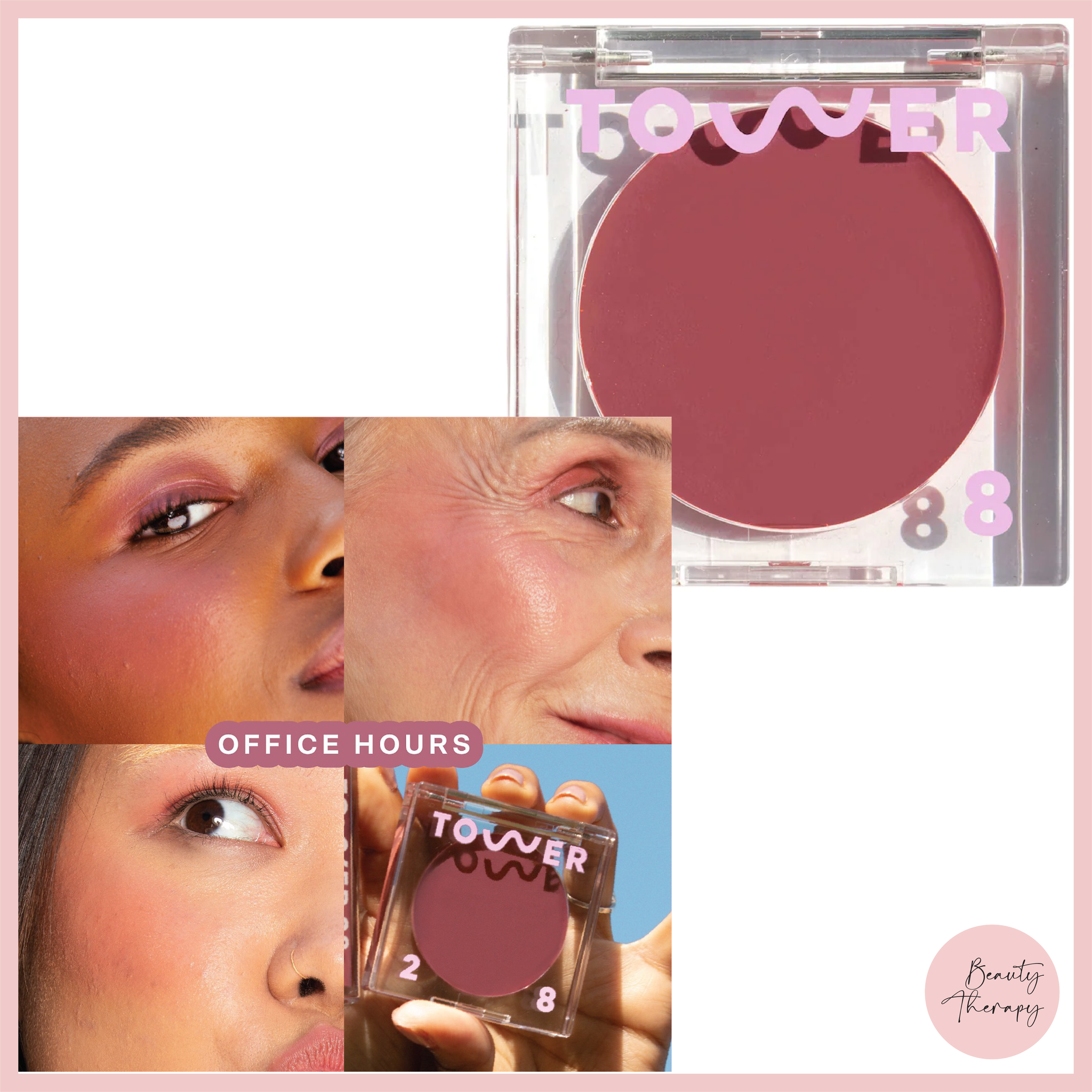 Tower 28 Beauty BeachPlease Lip + Cheek Cream Blush 4.5g_6