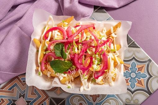 Loaded chicken cheese  fries _0