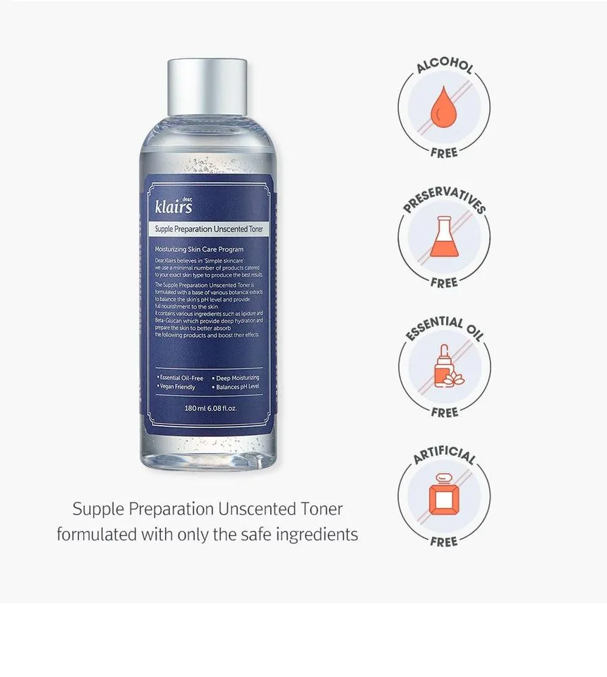 Dear, Klairs Supple Preparation Unscented Toner_4