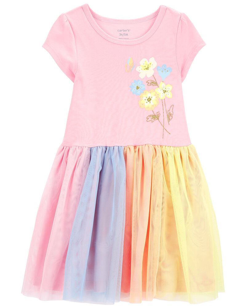BTK Floral Jersey Tutu Dress_0