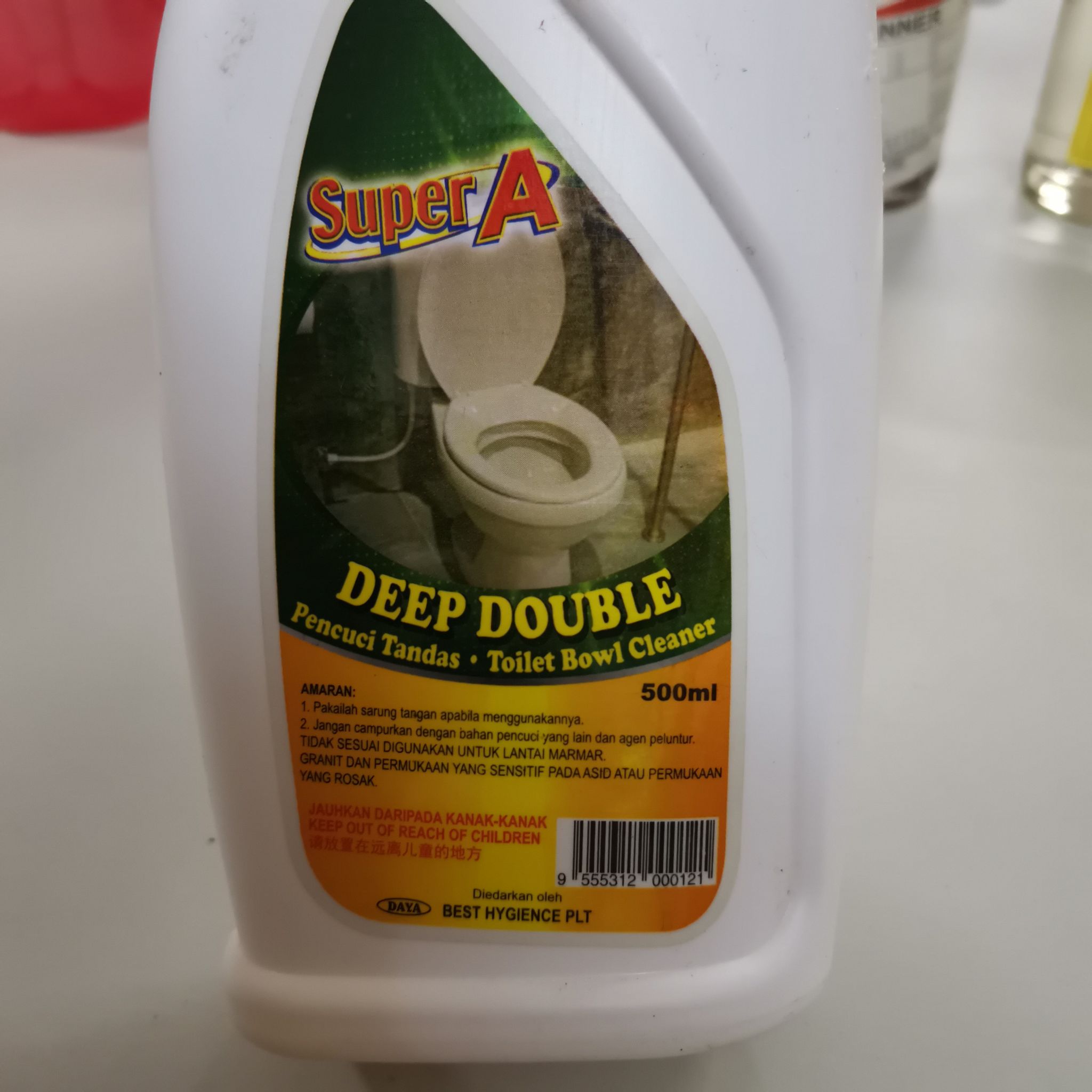 SUPER A Deep Double Toilet Bowl Cleaner 500ml_1